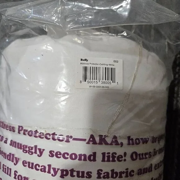 Buffy Plushy Mattress Protector California King Size NWT